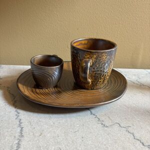 Bon Chef‎ Etna Tea/Espresso Saucer Coppa Mug Etna Espresso Cup
